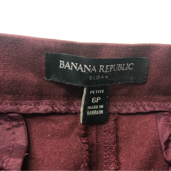 BANANA Republic Sloan Fit Side Stripe Ankle Zip Pants, size 6P - Picture 8 of 11